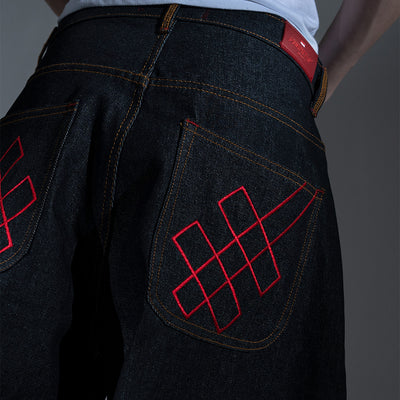 A1 Wide Barrel - Raw Denim - Jeans