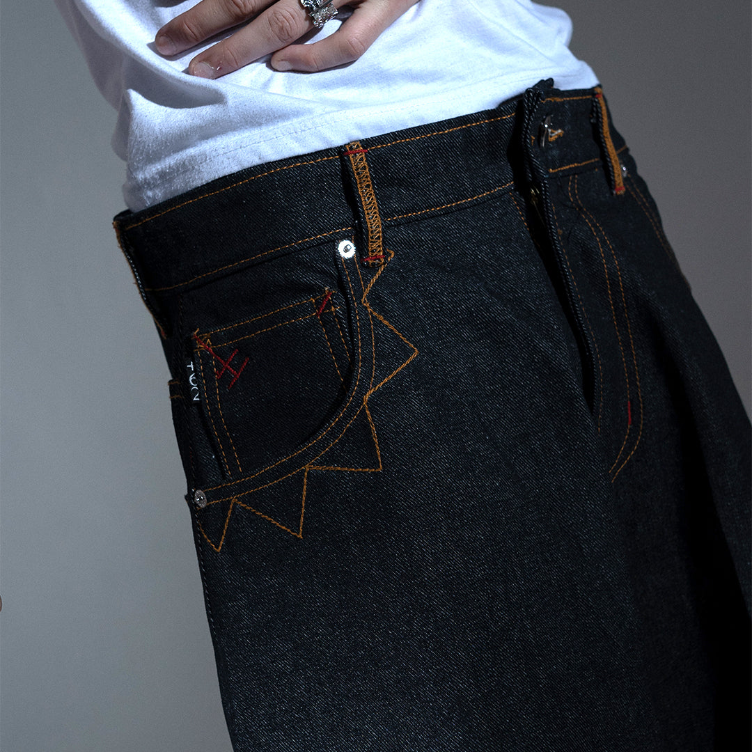 A1 Wide Barrel - Raw Denim - Jeans