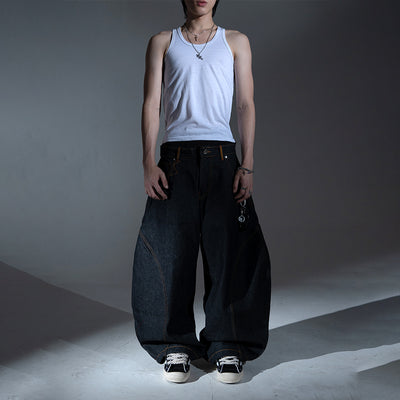 A1 Wide Barrel - Raw Denim - Jeans