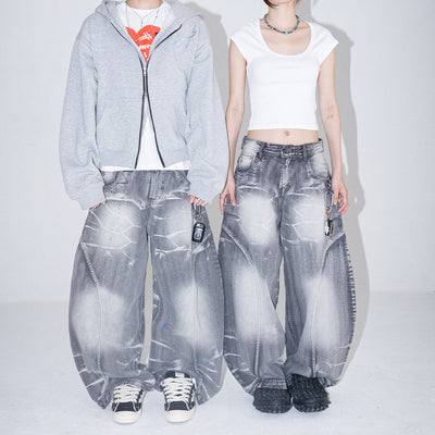 A1 Wide Barrel - Titanium Grey - Jeans