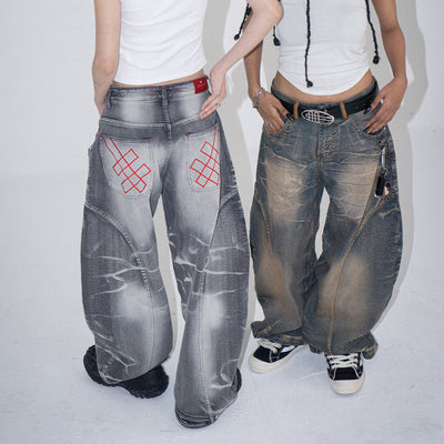 A1 Wide Barrel - Titanium Grey - Jeans