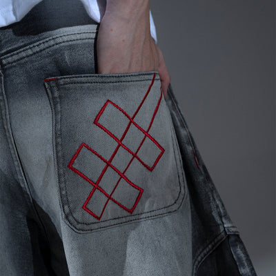 A1 Wide Barrel - Titanium Grey - Jeans