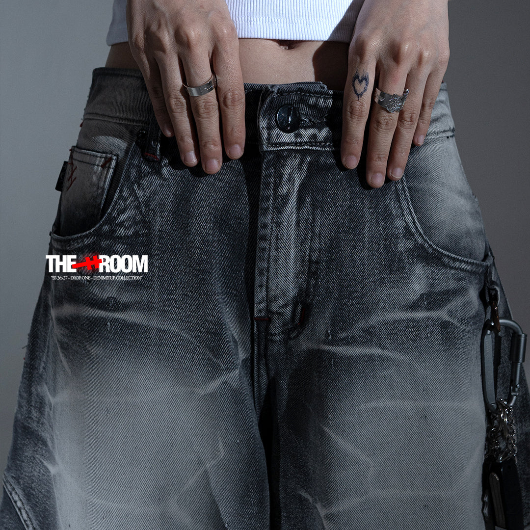 A1 Wide Barrel - Titanium Grey - Jeans