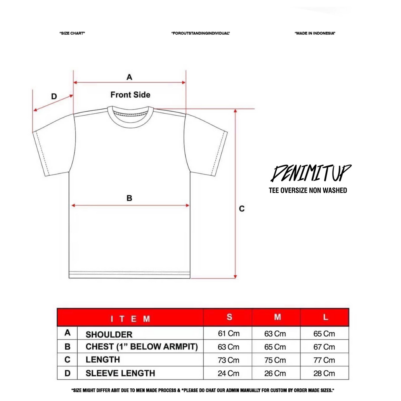 DENIMITUP crop tee combed white - Baju Kaos