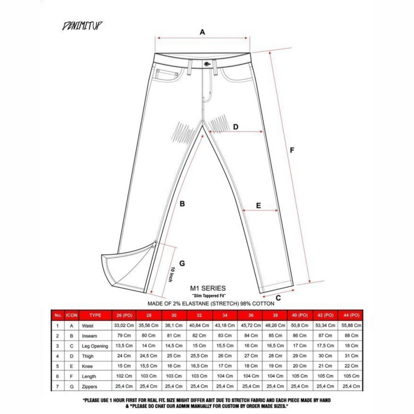 M1 - Black splash - Jeans Pants