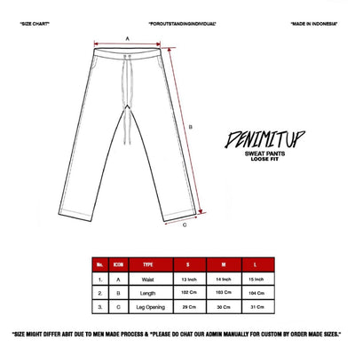 DENIMITUP Sweat Pants H ZigZag - Jet black - Long Pants