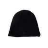 Denimitup Knit Beanie H Logo - Black on Black - Beanie