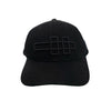 Denimitup Trucker Hat H Logo - Black on Black - Hat