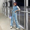H1 Low Waist Baggy Ladies Jeans - Ice White In Blues x Roydcdc - Jeans