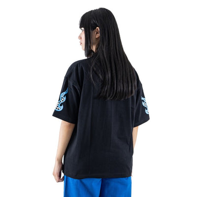 DENIMITUP Cheqered Flag Tee - Japan Black - Baju Pria