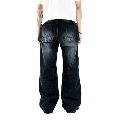 H1 baggy - Ash grey - Celana Jeans