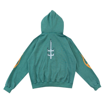 DENIMITUP Ninja Hoodie - N.O.S Washed Green - Hoodie