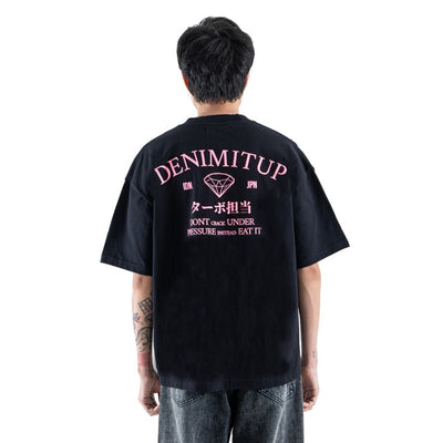 DENIMITUP Japan Culture Tee - Black - T-Shirt