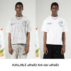 Dunia Denimitup! - Washed artsy White/White - Kaos Pria