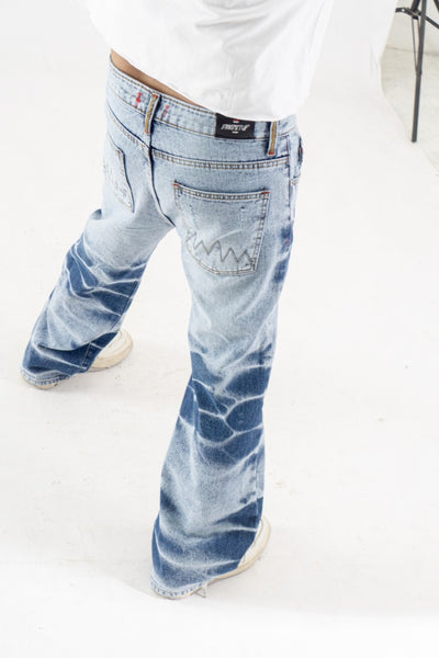 H1 baggy - Virus blue - Celana Jeans