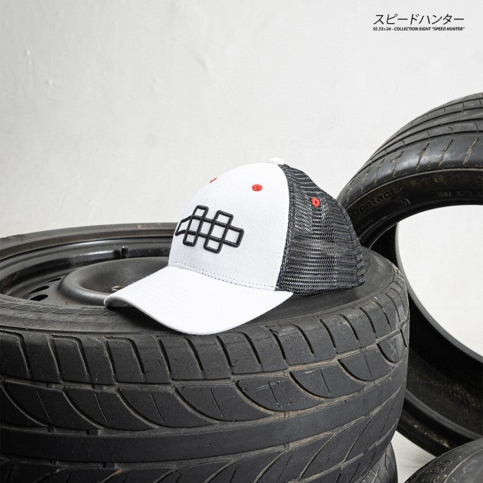 Trucker Hat - H Logo Motorsport White - Topi