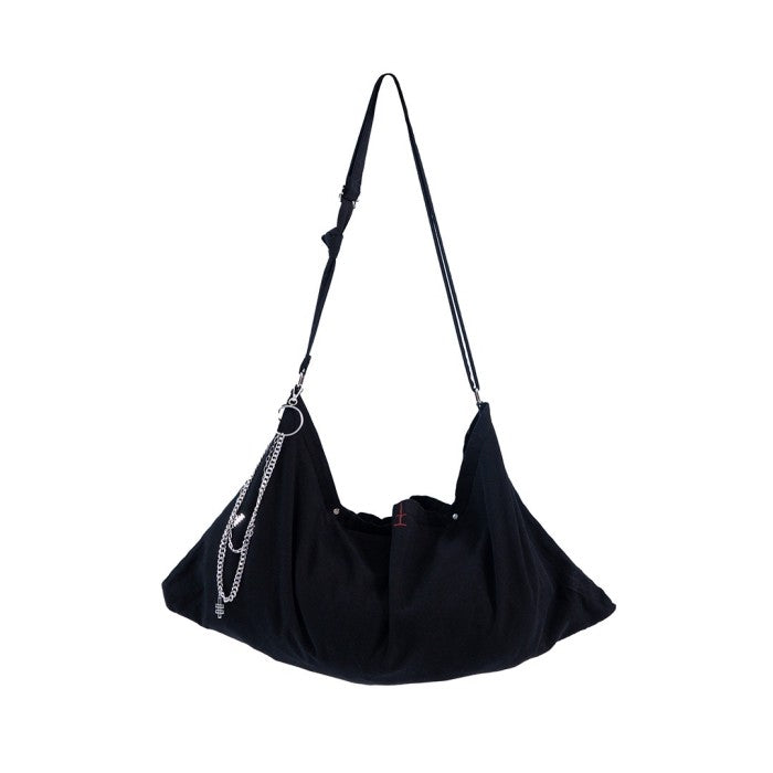 DENIMITUP Gigantic Sling Bag - Dark black - Tas