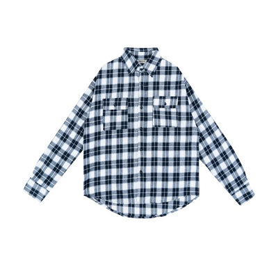 DENIMITUP - Monochrome flannel - Kemeja pria