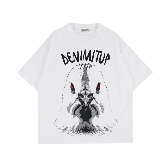 Denimitup love of dove - White tee - Baju Kaos