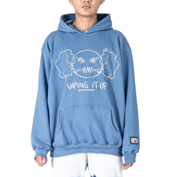 DENIMITUP X VP smoke - Blue hoodie - Hoodie pria