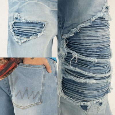 H1 Low Waist Baggy Tri Biker Ladies - Ice Blue