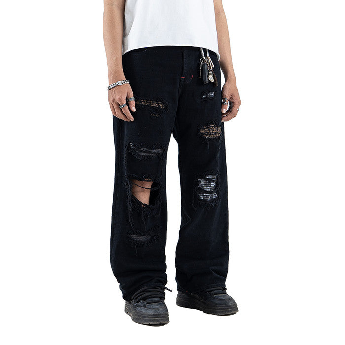 H1 Tri Fabric Baggy - Carbon Black - Jeans Pants