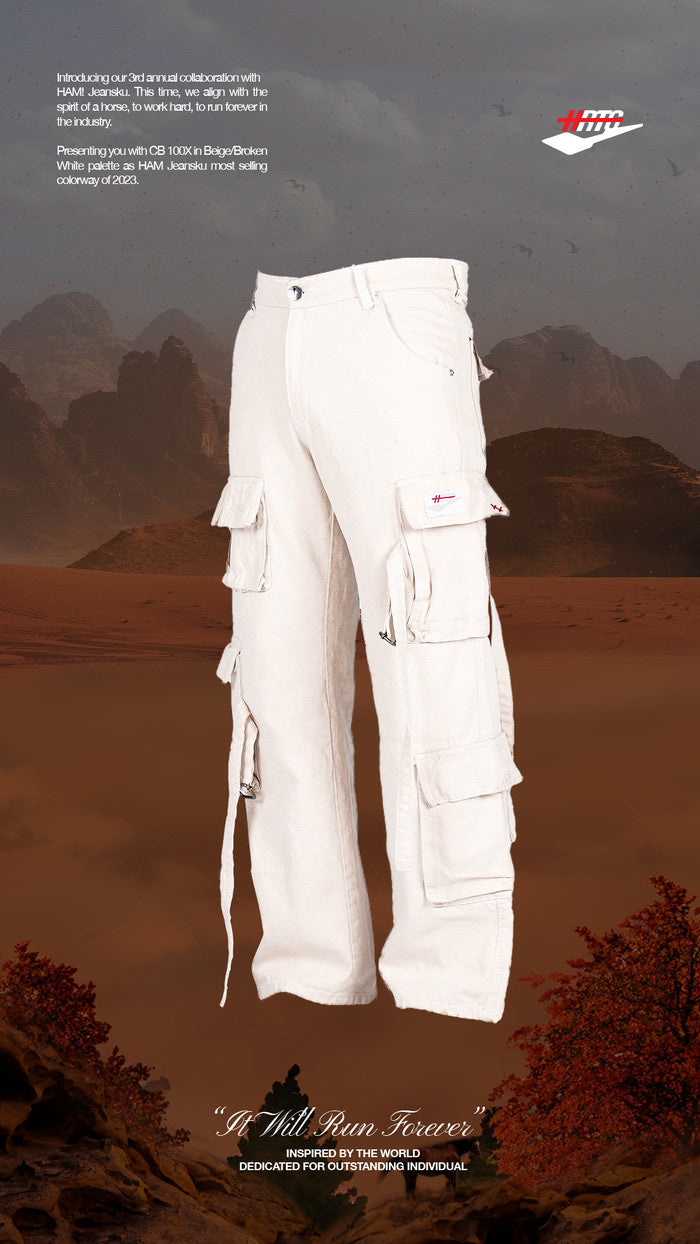 H1 cargo 100 lo - Desert garment - Celana Jeans