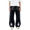 DENIMITUP Sweat Pants H ZigZag - Jet black - Long Pants