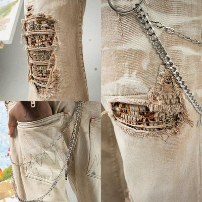 H1 Low Waist Baggy Tri Batik Cendrawasih Ladies - Euro Sand