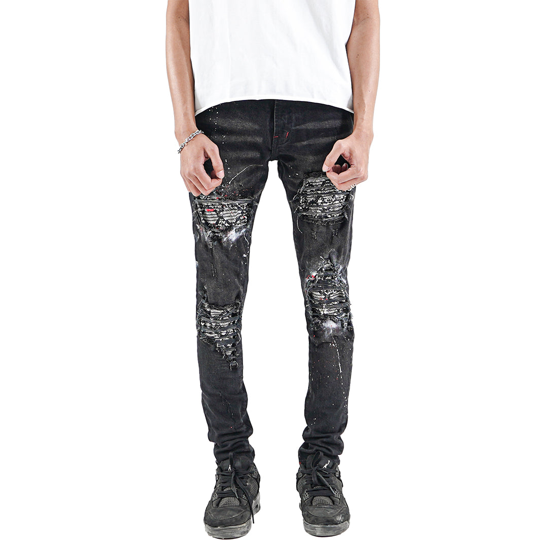 M1 quad viper - Burst of venom shadow black - Celana Jeans