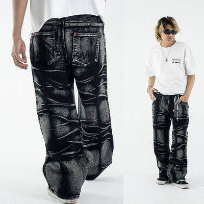 H1 Baggy Charcoal - Celana Jeans