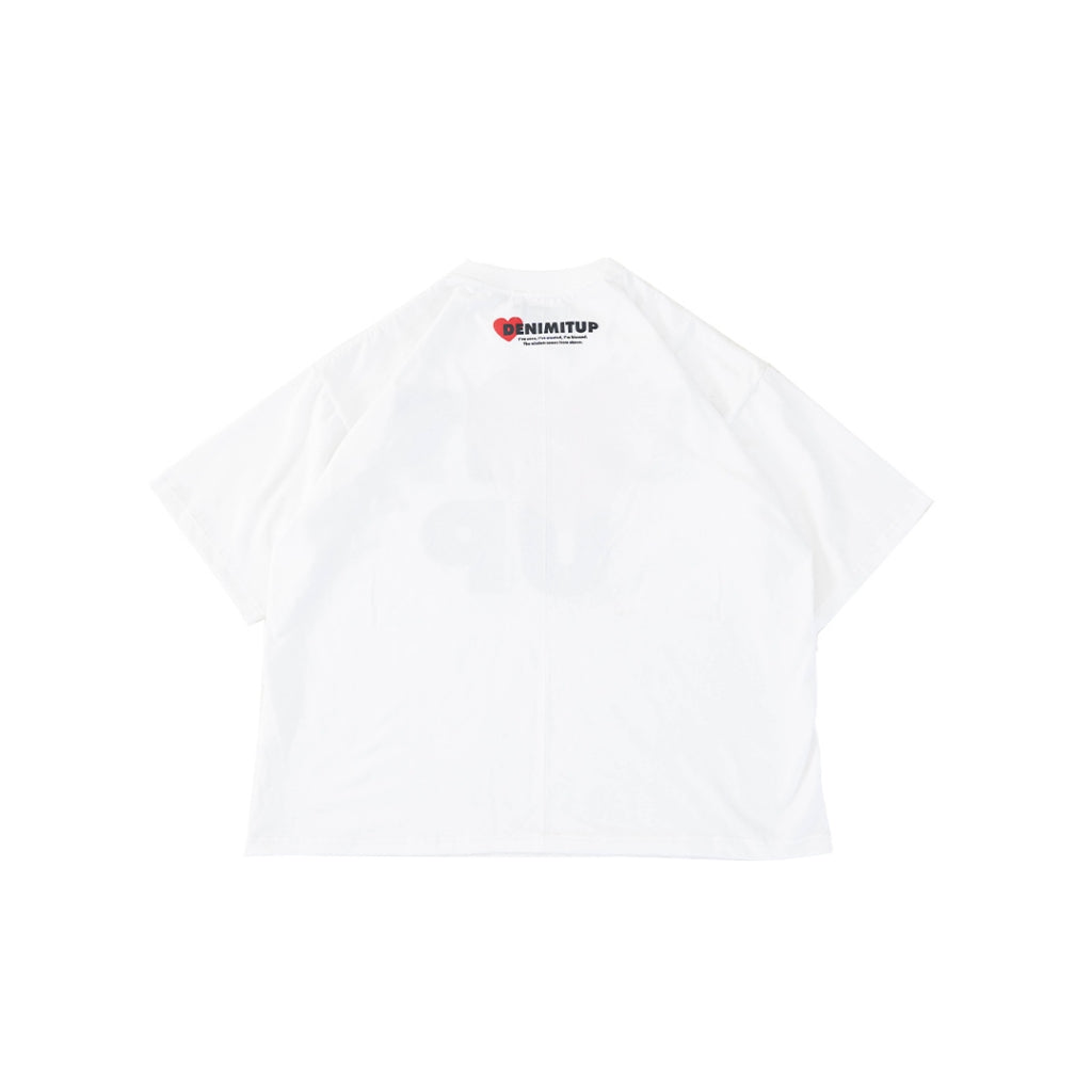 Loving Trilogo Denimitup - White Tee - Tshirt