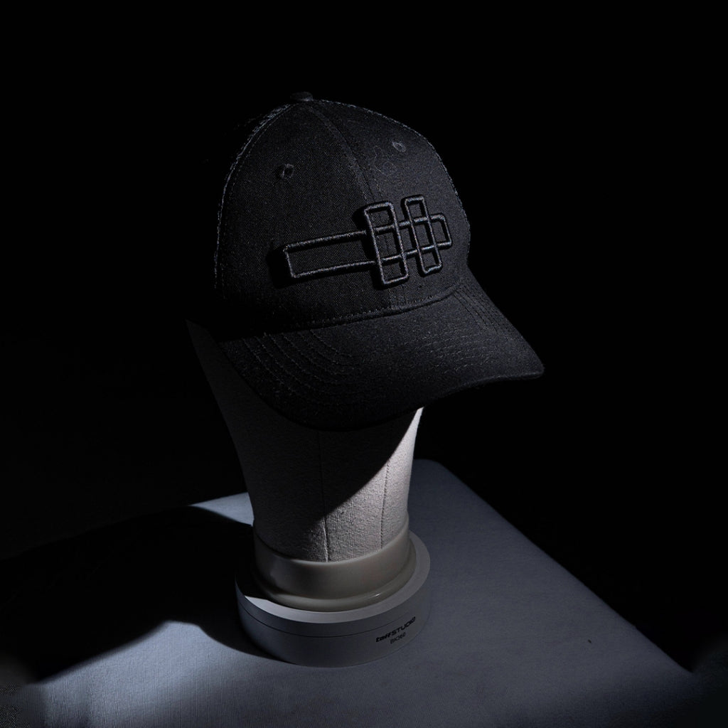Denimitup Trucker Hat H Logo - Black on Black - Hat