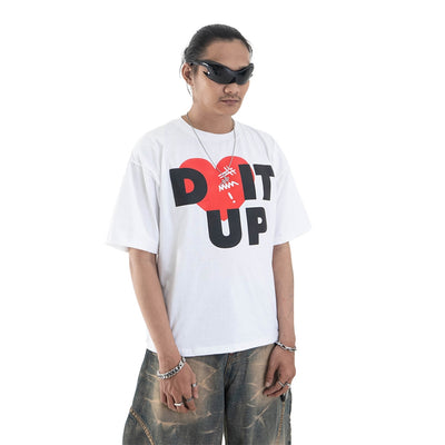 Loving Trilogo Denimitup - White Tee - Tshirt