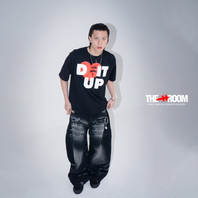 Loving Trilogo Denimitup - Black Tee - Tshirt