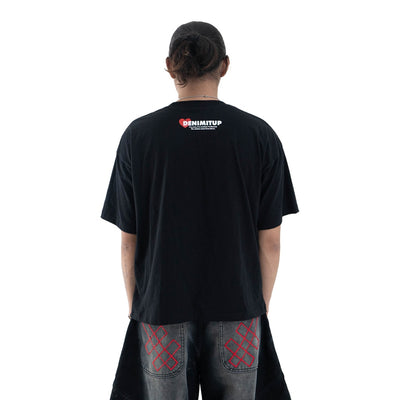 Loving Trilogo Denimitup - Black Tee - Tshirt