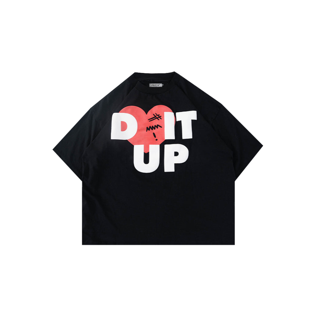 Loving Trilogo Denimitup - Black Tee - Tshirt
