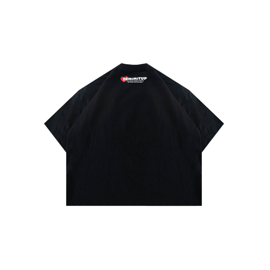 Loving Trilogo Denimitup - Black Tee - Tshirt