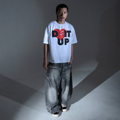 Loving Trilogo Denimitup - White Tee - Tshirt