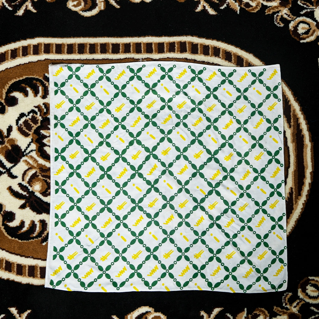 H TRILOGO - Gold/Green/White - Bandana