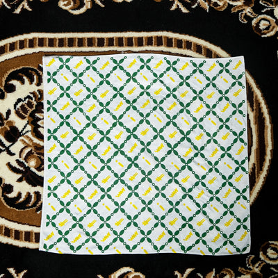 H TRILOGO - Gold/Green/White - Bandana