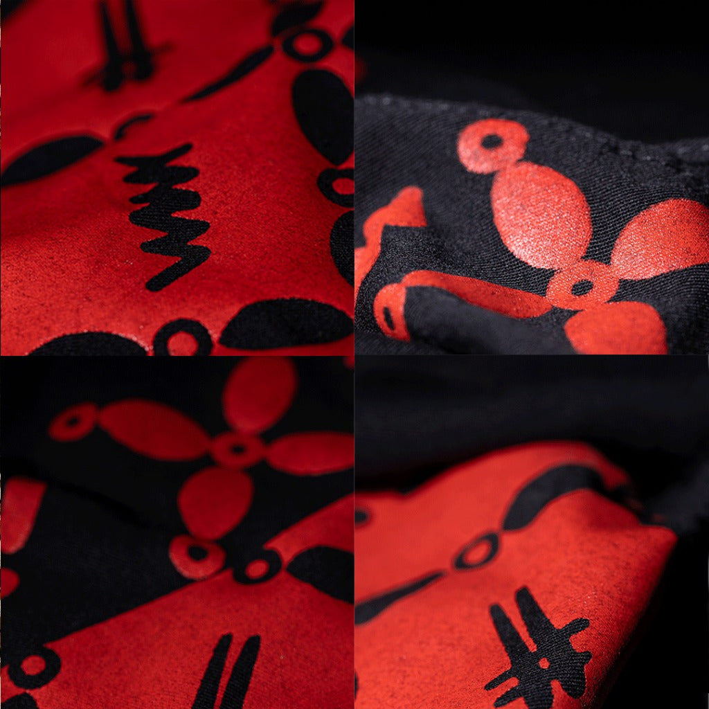 DENIMITUP H Logo X Kawung - Black - Bandana