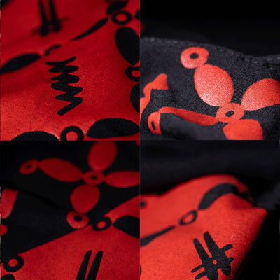 DENIMITUP H Logo X Kawung - Black - Bandana