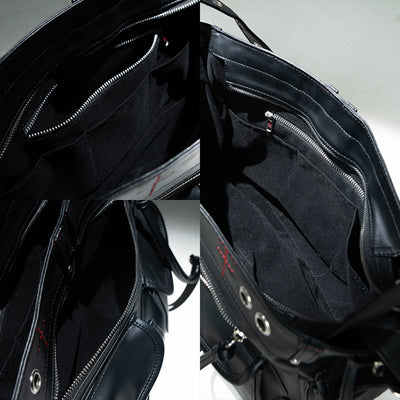 DENIMITUP H Messenger Bag - Black - Bag