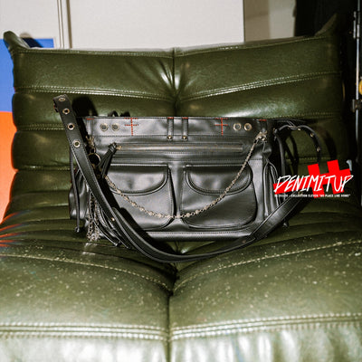 DENIMITUP H Messenger Bag - Black - Bag