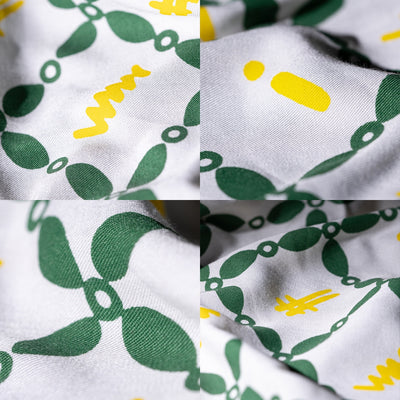 H TRILOGO - Gold/Green/White - Bandana