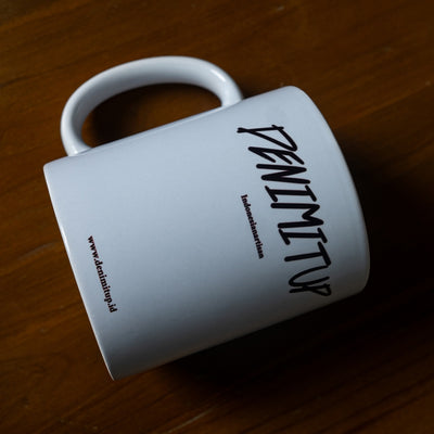 DENIMITUP - H Logo White Red & H Logo Black Mug - Gelas