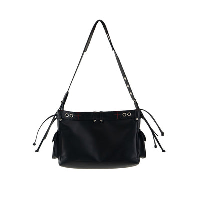 DENIMITUP H Messenger Bag - Black - Bag