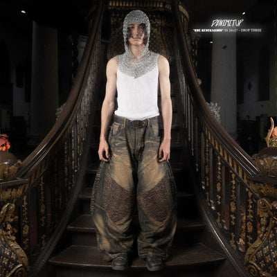 A1 Wide Barrel Songket - Skull Bronze - Jeans