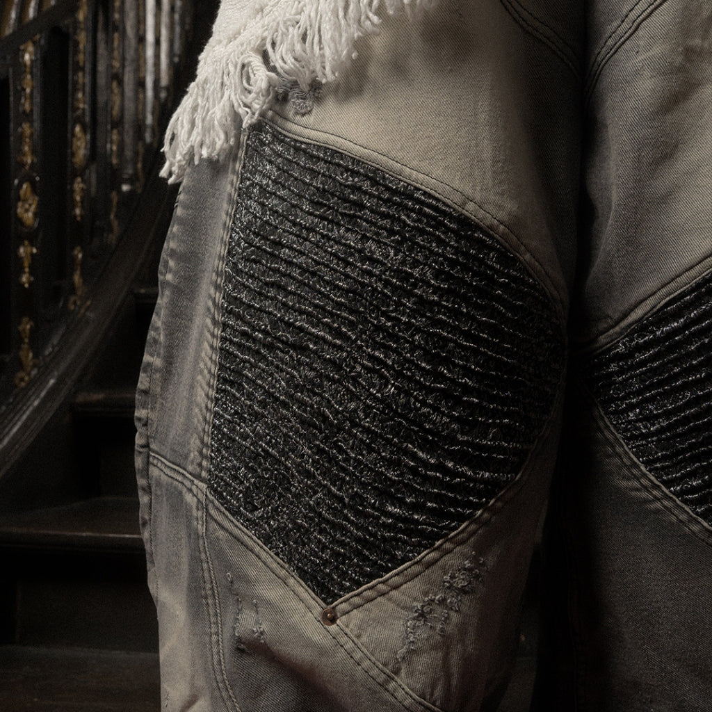 A1 Wide Barrel Songket - Skull Titanium - Jeans